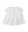 Scallopped Lace Tiered Blouse