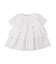 Scallopped Lace Tiered Blouse