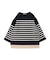 Striped Cotton Knit Docking Tee