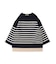 Striped Cotton Knit Docking Tee