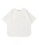 Smooth Cotton Jersey Dot Elbow-length Sleeve Tee