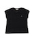 Scalloped Jacquard French-sleeve Tee