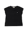 Scalloped Jacquard French-sleeve Tee