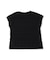Scalloped Jacquard French-sleeve Tee