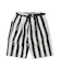 Striped Patchwork Shorts
