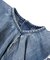 Work Denim Ruffled Blouse