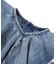 Work Denim Ruffled Blouse