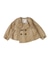 Striped Chino Short Trench Coat