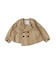 Striped Chino Short Trench Coat