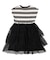 Striped Cotton Jersey Tiered Docking Dress