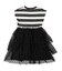 Striped Cotton Jersey Tiered Docking Dress