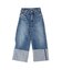 Denim Rolled-up Pants
