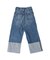 Denim Rolled-up Pants