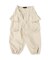 Ruffled Flap Pocket Weather Cloth Pants