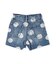 Denim Sparkle Dot Shorts
