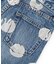 Denim Sparkle Dot Shorts