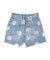 Denim Sparkle Dot Shorts