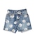 Denim Sparkle Dot Shorts