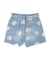 Denim Sparkle Dot Shorts