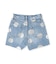 Denim Sparkle Dot Shorts