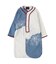 Sheer Chambray Baseball Dress