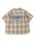 Ombrecheck Band Collar Shirt