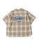 Ombrecheck Band Collar Shirt