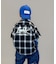 Ombrecheck Band Collar Shirt
