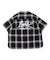 Ombrecheck Band Collar Shirt