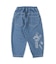 8oz Denim Graffiti Ballooned Long Pants