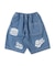 8oz Denim Graffiti Twisted Shorts