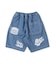 8oz Denim Graffiti Twisted Shorts