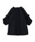 Melange Twill Front-pleated Dress