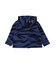 Patterned Zip-up Sweat Hoodie