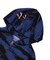 Patterned Zip-up Sweat Hoodie