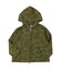 Patterned Zip-up Sweat Hoodie