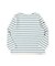 Striped Cotton Jersey Boat-neck Long Sleeve Tee