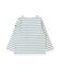 Striped Cotton Jersey Boat-neck Long Sleeve Tee