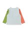 Striped Cotton Jersey Boat-neck Long Sleeve Tee