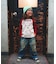 Vintage Cotton Jersey Scribble L/S Tee
