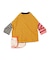 Striped Cotton Jersey Apron L/S Tee