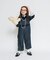 Polca Dot Denim Work Overalls