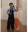 Polca Dot Denim Work Overalls