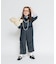 Polca Dot Denim Work Overalls