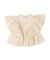 Ripstopped Sheer Taffeta Butterfly Sleeve Blouse