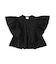 Ripstopped Sheer Taffeta Butterfly Sleeve Blouse