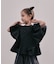 Ripstopped Sheer Taffeta Butterfly Sleeve Blouse