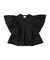 Ripstopped Sheer Taffeta Butterfly Sleeve Blouse