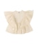 Ripstopped Sheer Taffeta Butterfly Sleeve Blouse