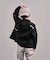 Back Satin Graffiti Bandcollar Jacket